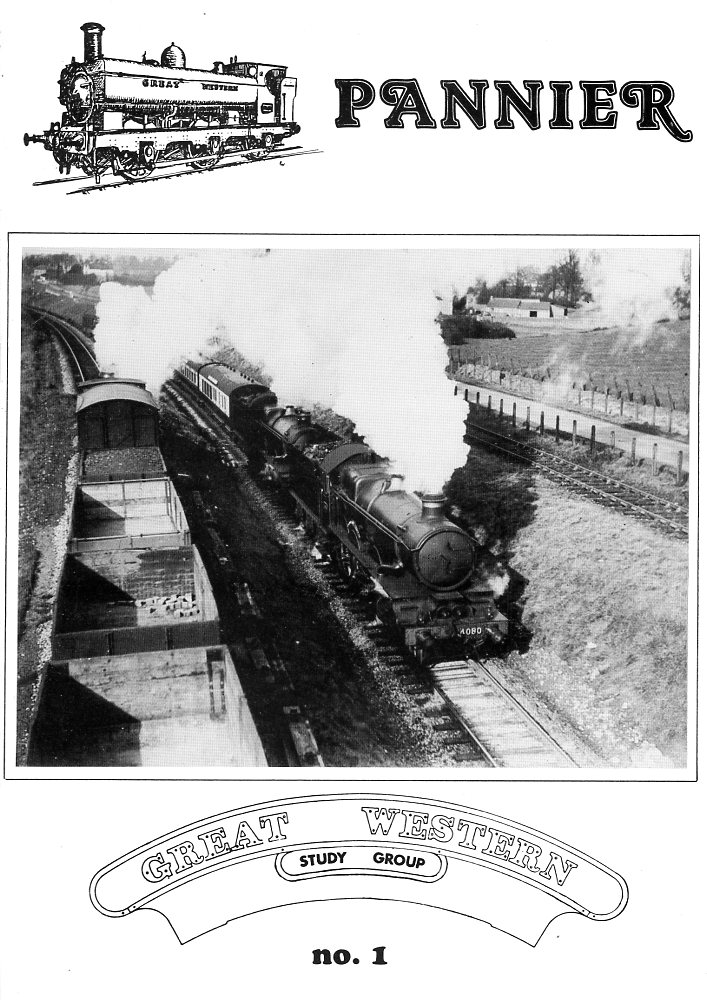 Cover of Pannier 1. A pair of Castles head an up express up the gradient at Patchway, 1930s.