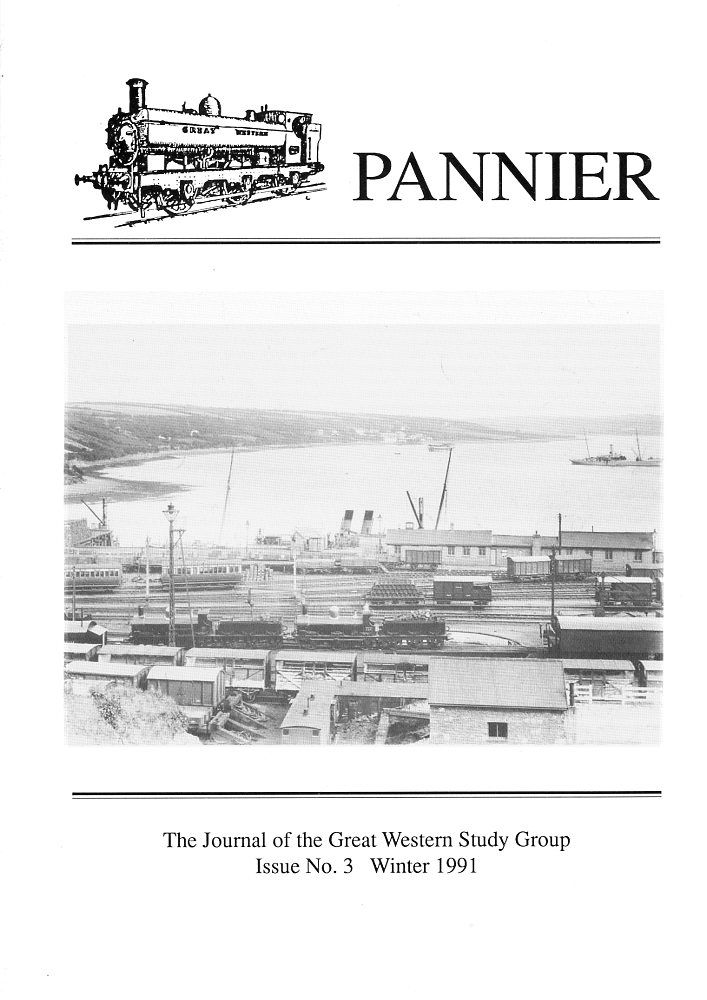 Cover of Pannier 3. New Milford station (later Neyland) in 1904 with interesting array of rolling stock including 2 0-6-0 Armstrong Goods.
