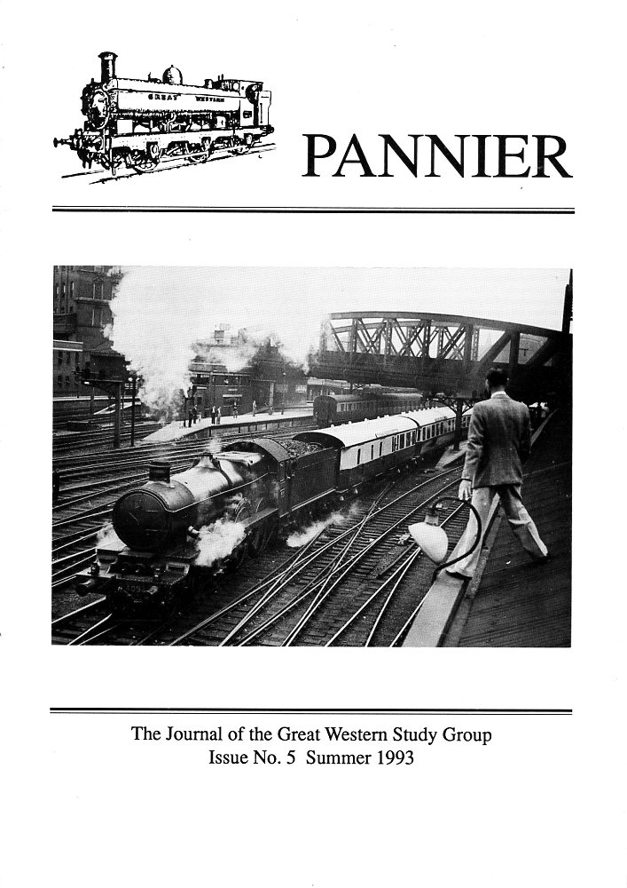 Cover of Pannier 5. 4094 'Dynevor Castle' heads the 'Cornish Riviera Limited' out of Paddington, on 8th July 1935, the inaugural run of the new 'Centenary' coaching stock.
