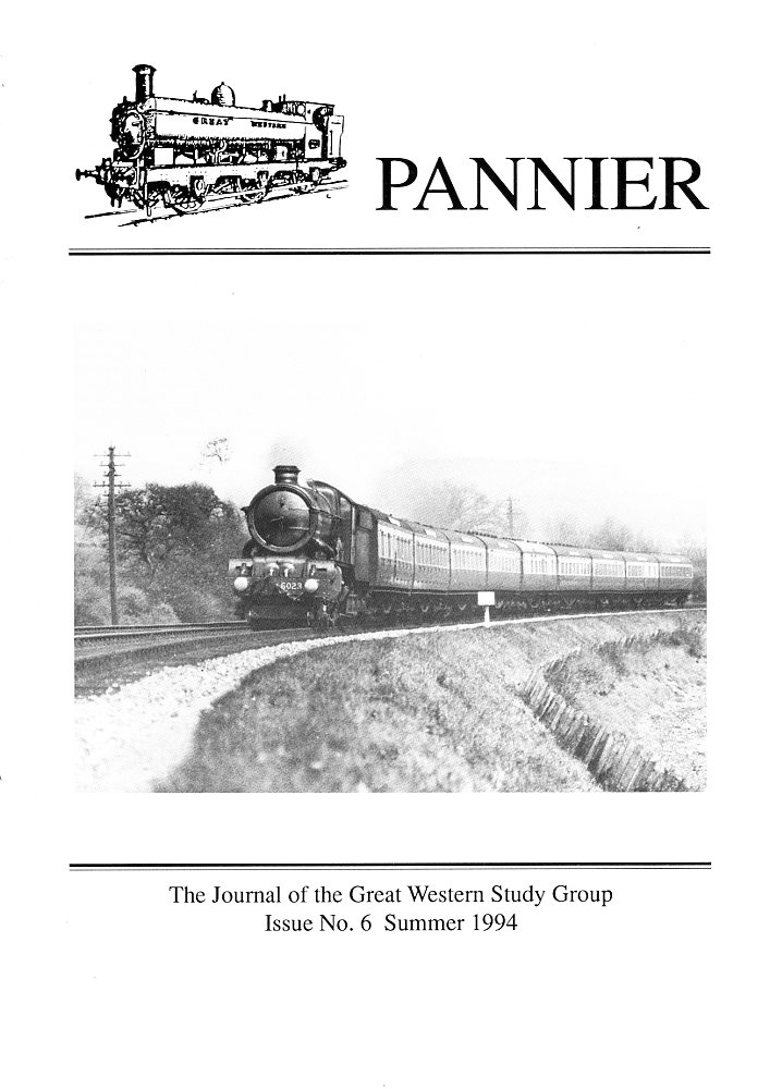 Cover of Pannier 6. 6023 'King Edward II' at head of the down 'Torbay Express' running alongside the River Teign.