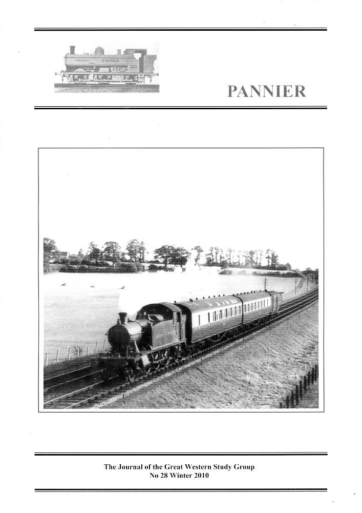 Cover of Pannier 28. Small prairie 5565 heads a local train of 'B' set and unusual van near Frome, July 1938.